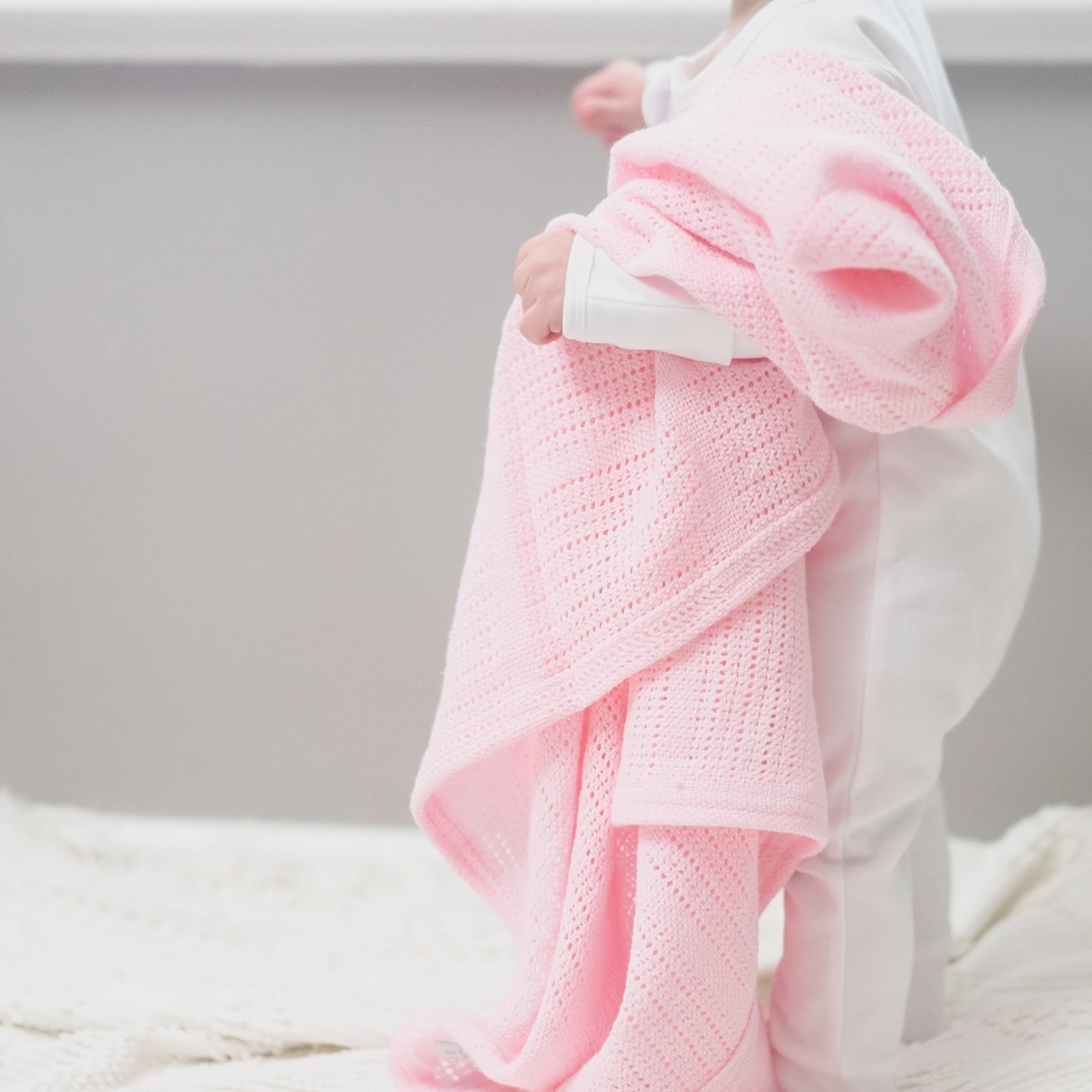 Pink Cellular Blanket