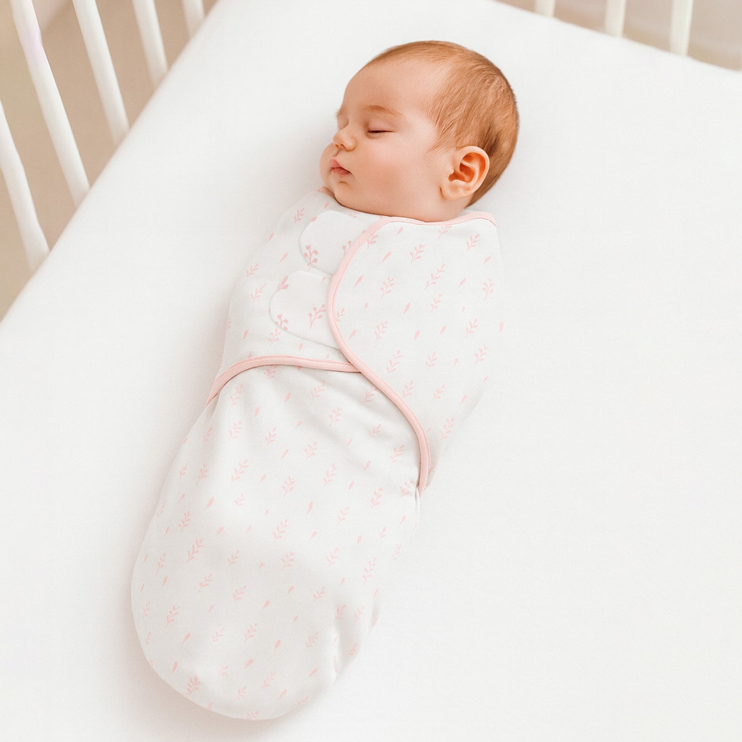 Organic Cotton Swaddle Blankets - Pink Set