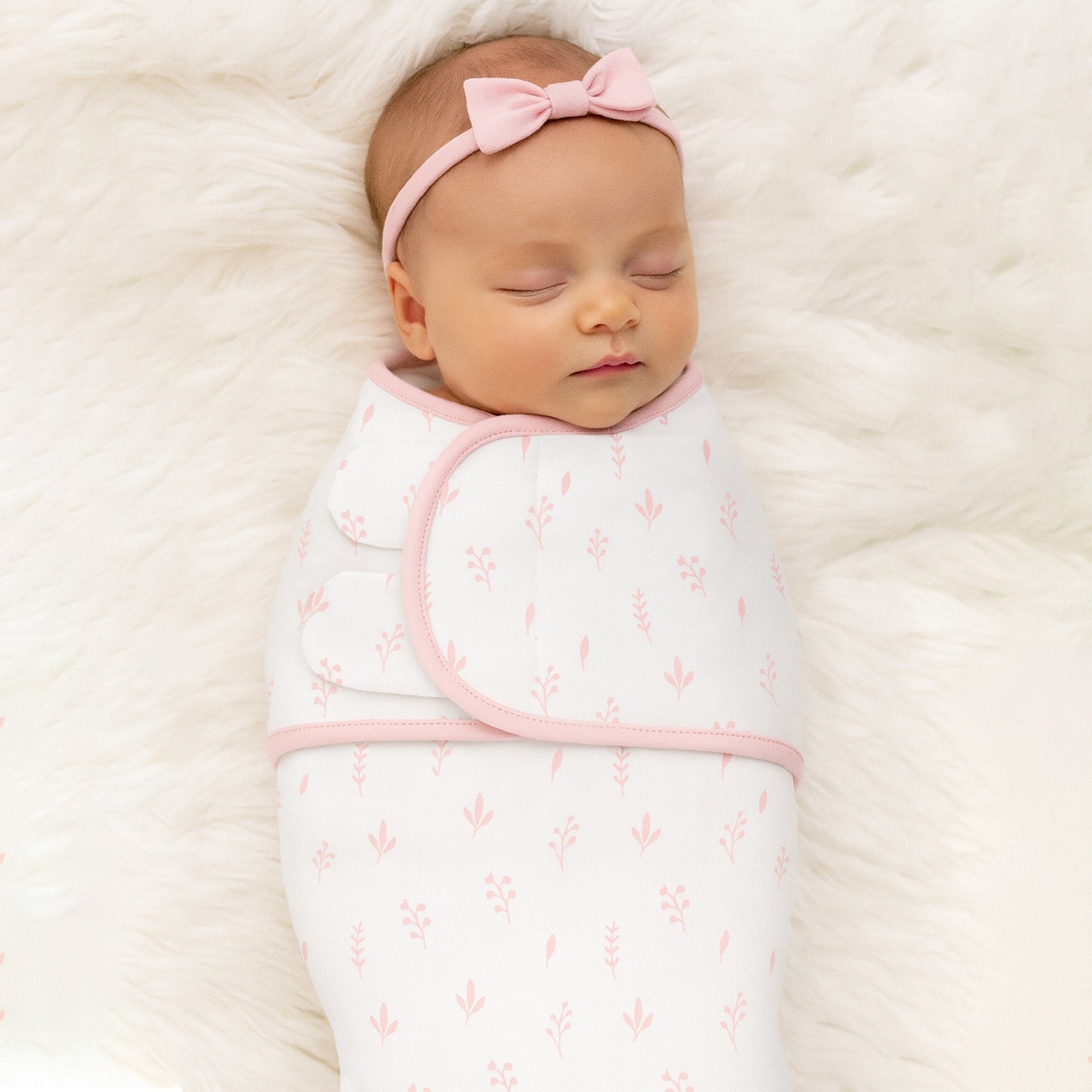 Organic Cotton Swaddle Blankets - Pink Set