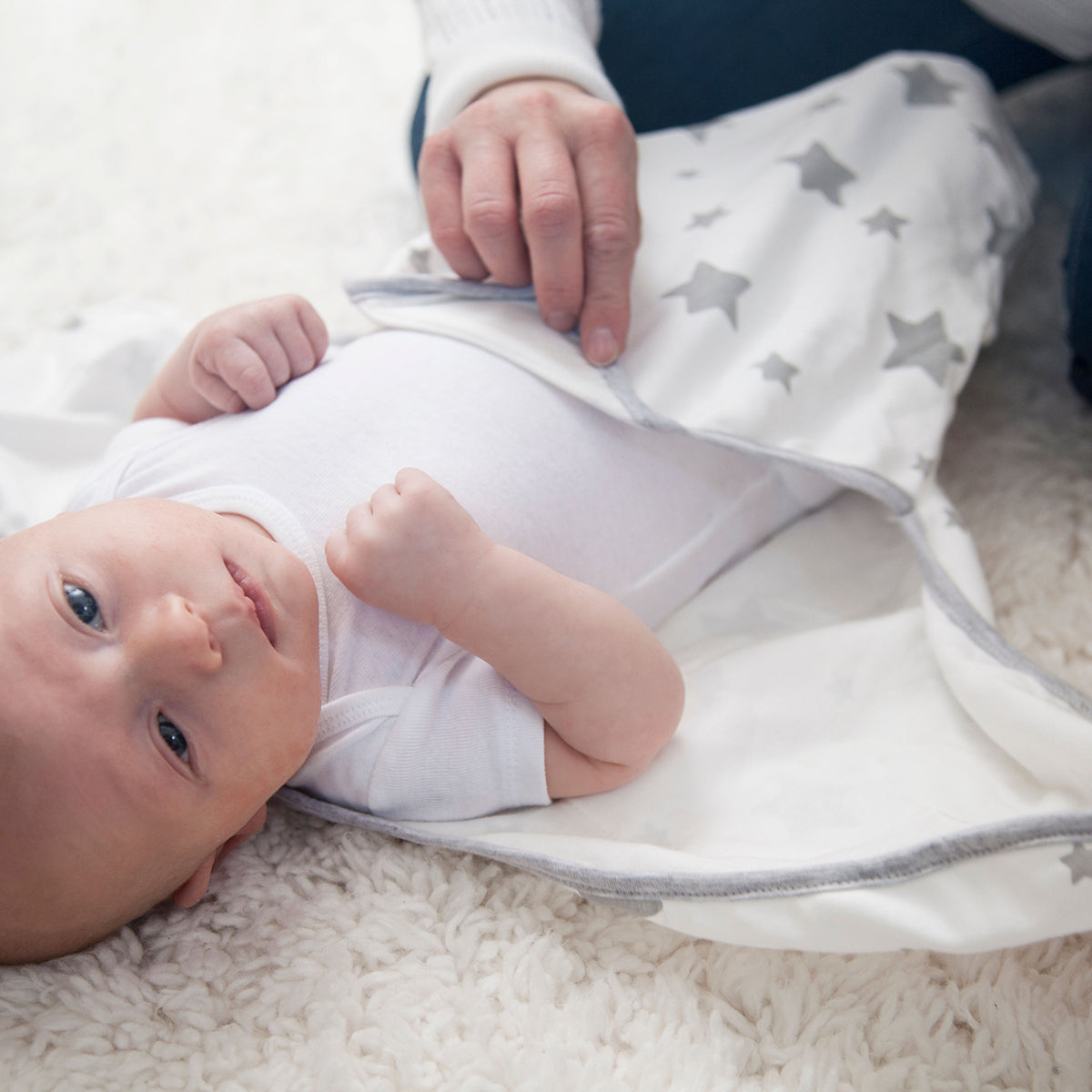 Newborn Swaddle Blankets - 100% Cotton Baby Swaddles 0-3 Months - Easy to  Use Newborn Sleep Sacks with a Leg Pocket and Adjustable Straps - Swaddle